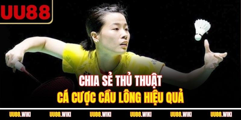 Chia sẻ thủ thuật cá cược cầu lông hiệu quả