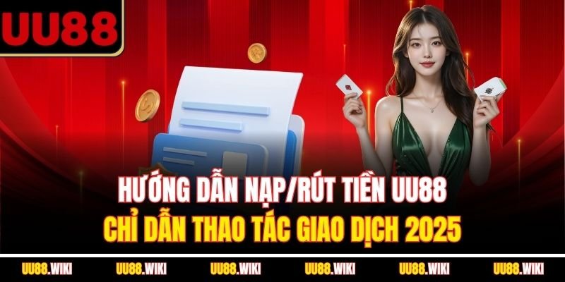 Hướng Dẫn Nạp/Rút Tiền UU88| Chỉ Dẫn Thao Tác Giao Dịch 2025